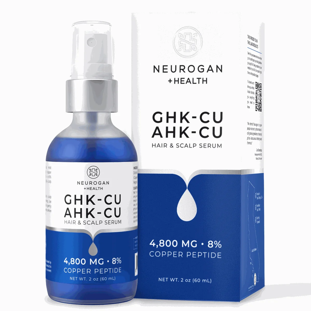 AHK-Cu + GHK-Cu Hair Serum Pro box
